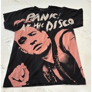 Panic at the Disco  shirt size Small Pop Punk AOP Band T Rock Shirt  Print